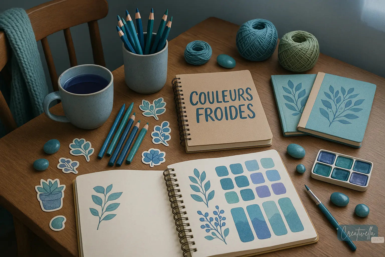 Couleurs froides - Creativella