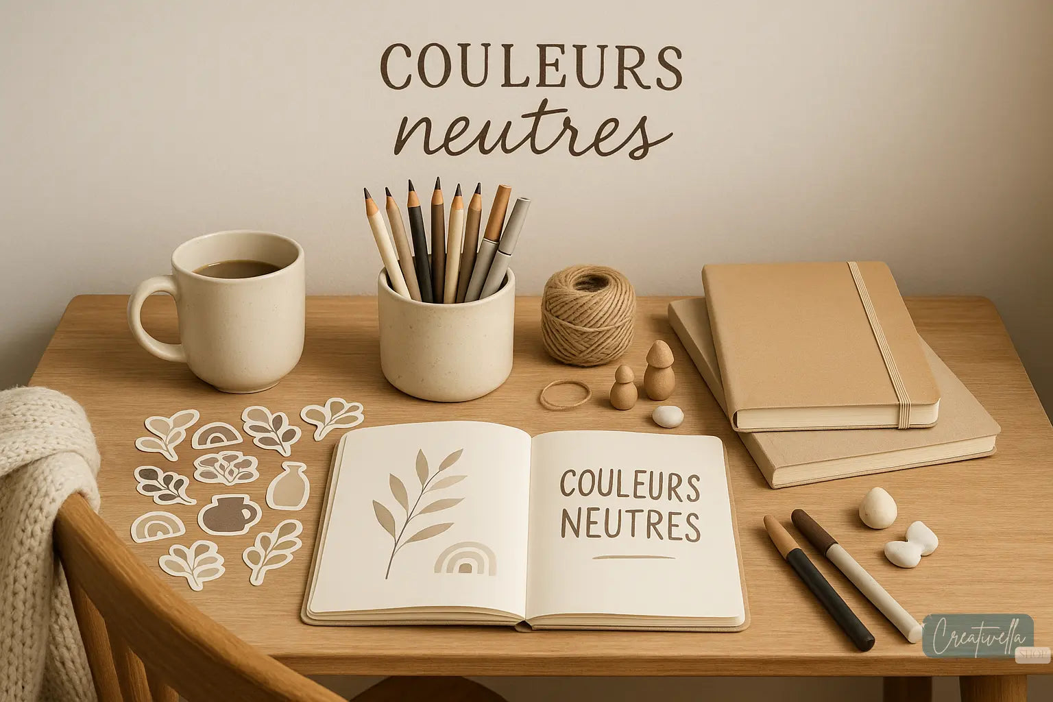 Couleurs neutres - Creativella