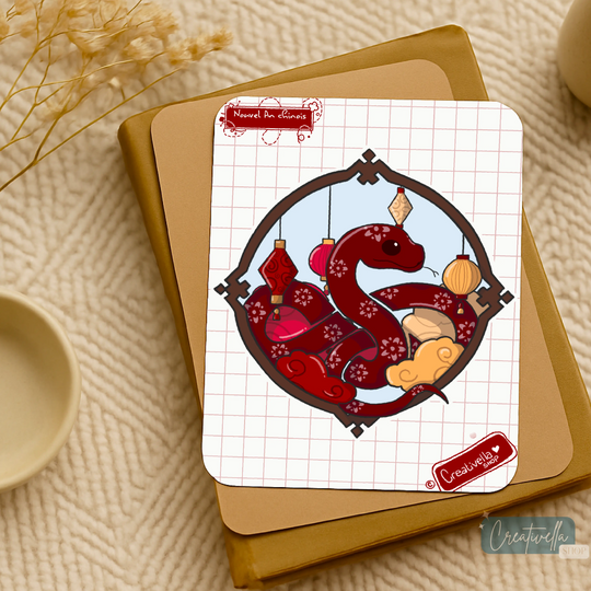 Serpent de bois #1B - creativella