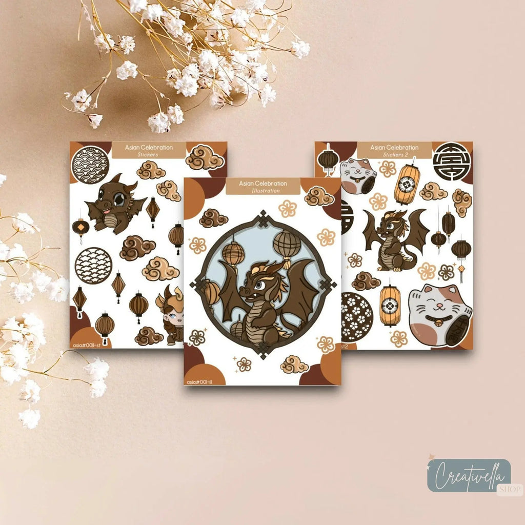 Asian Celebration - Set Creativella