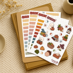 Stickers Automne Citrouilles - Collection Douces Citrouilles