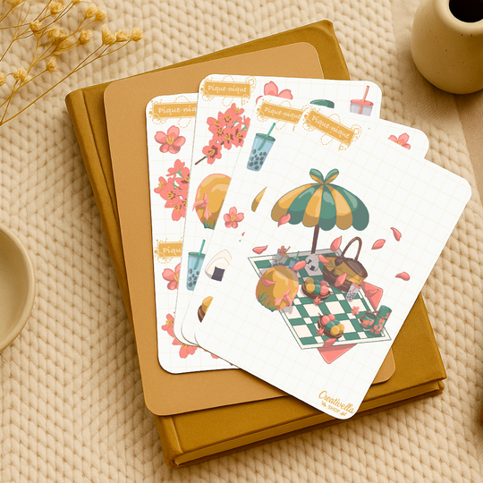 Collection Pique Nique - Stickers - Creativella